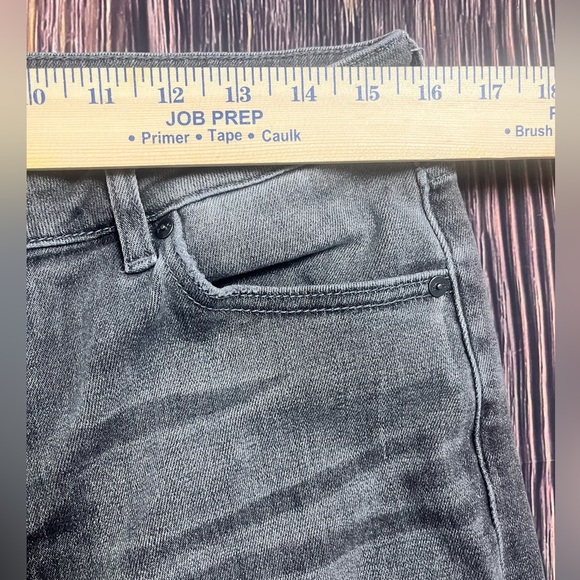 Kancan Grey Destructed Button Fly Straight Jeans Size 13/30 - Picture 8 of 10